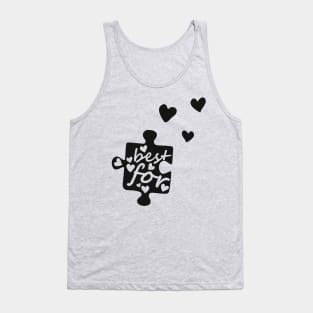 Best Friends Forever Connection Puzzle (left) Tank Top